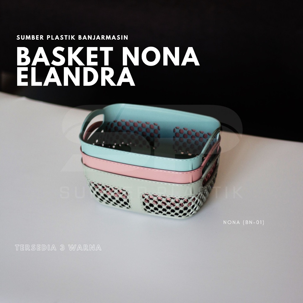 Basket Nona Elandra Keranjang Mini Serbaguna Warna (Satuan)