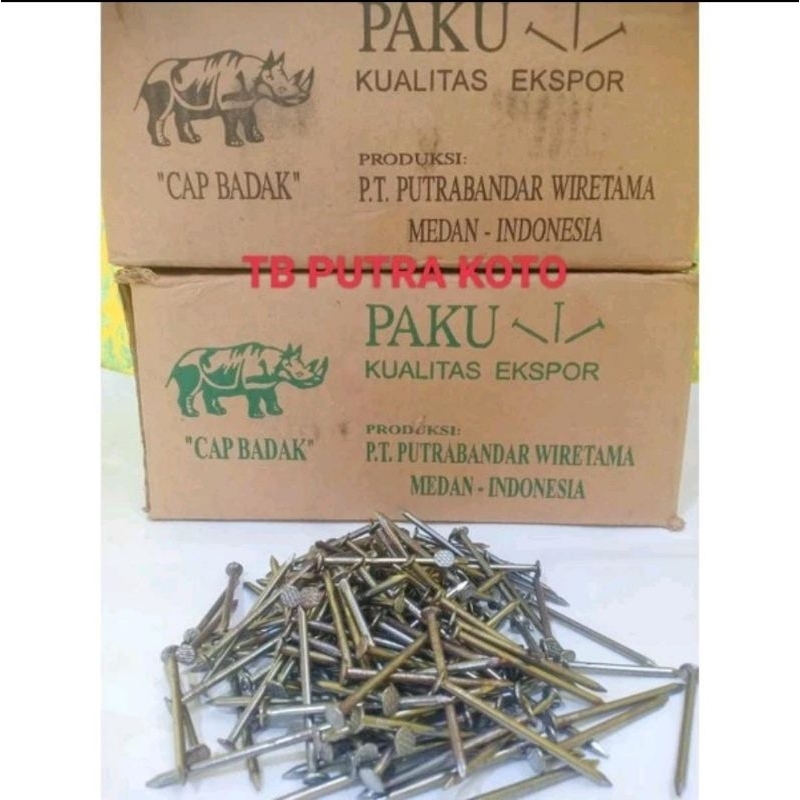 (COD) PAKU BIASA 1/2Kg PAKU KAYU UK. 1 inc, 1,5 inc, 2inc, 2,5 inc, 3 inc, 4 Inc