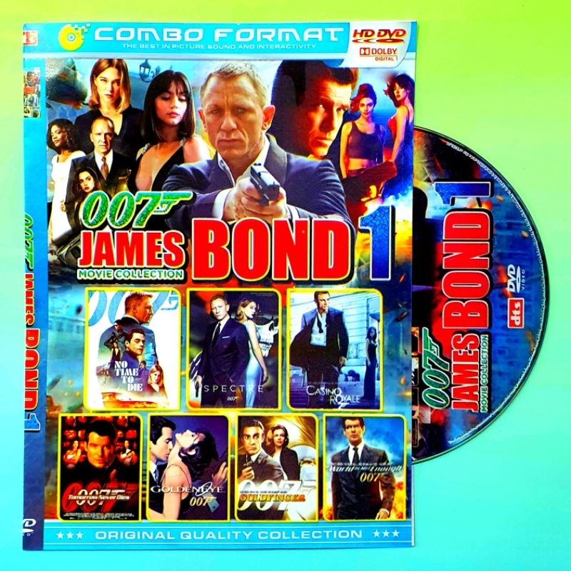 VARIASI KASET KOLEKSI 8 FILM JAMES BOND TERBARU-FILM JAMES BOND LENGKAP 8 JUDUL-FILM BARU JAMES BOND