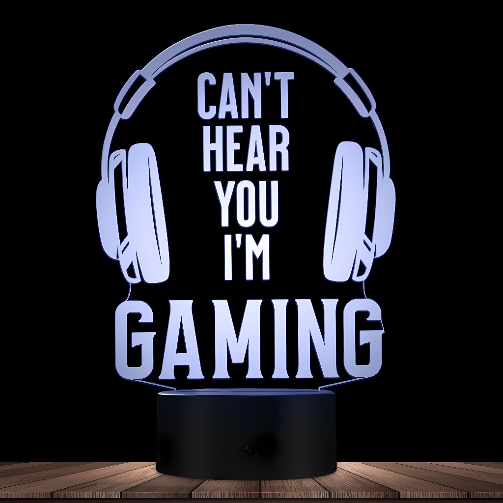 Lampu Hias Lampu Tidur Akrilik GAMING / Standing Lamp Acrylic LED GAMING