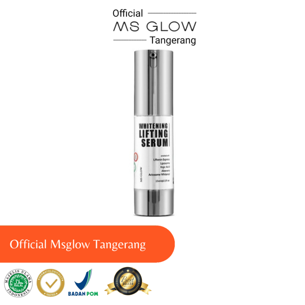 Ms Glow Serum Lifting Mengecilkan Pori Pori dan Menghilangkan Kerutan Halus