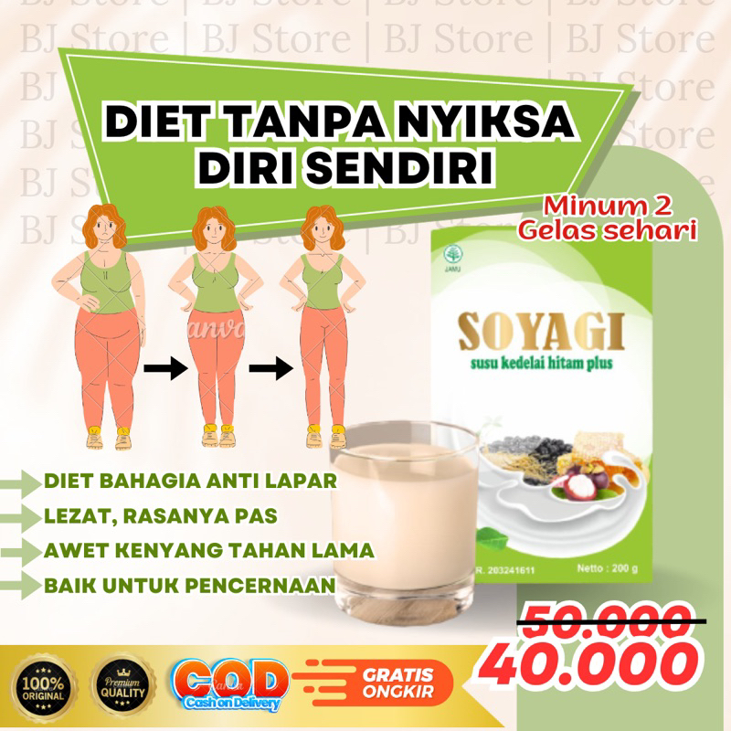 

SOYAGI SUSU PENURUN BERAT BADAN Pencernaan Lancar Nafsu Makan Terjaga