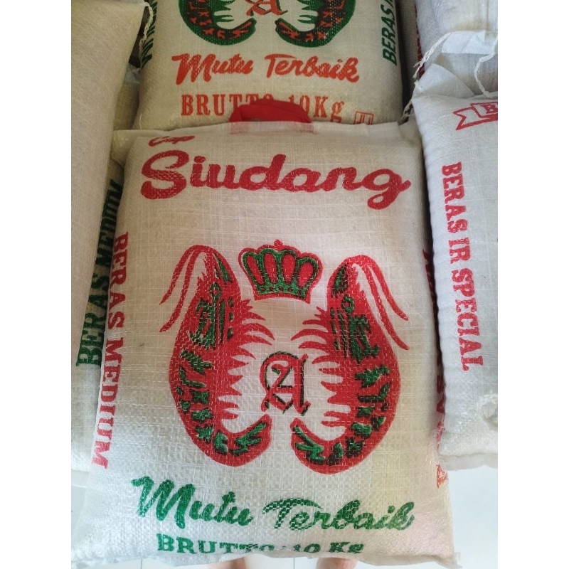 

BERAS CAP SIUDANG (merah) 10 KG || MUTU TERBAIK PRODUKSI BINJAI