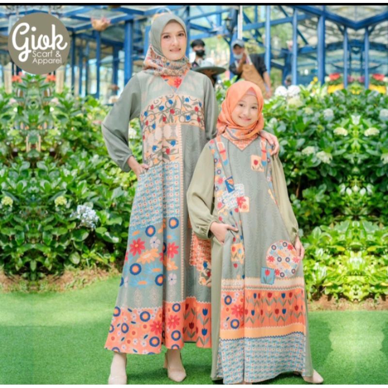 dress giok zinia gamis wanita jumbo