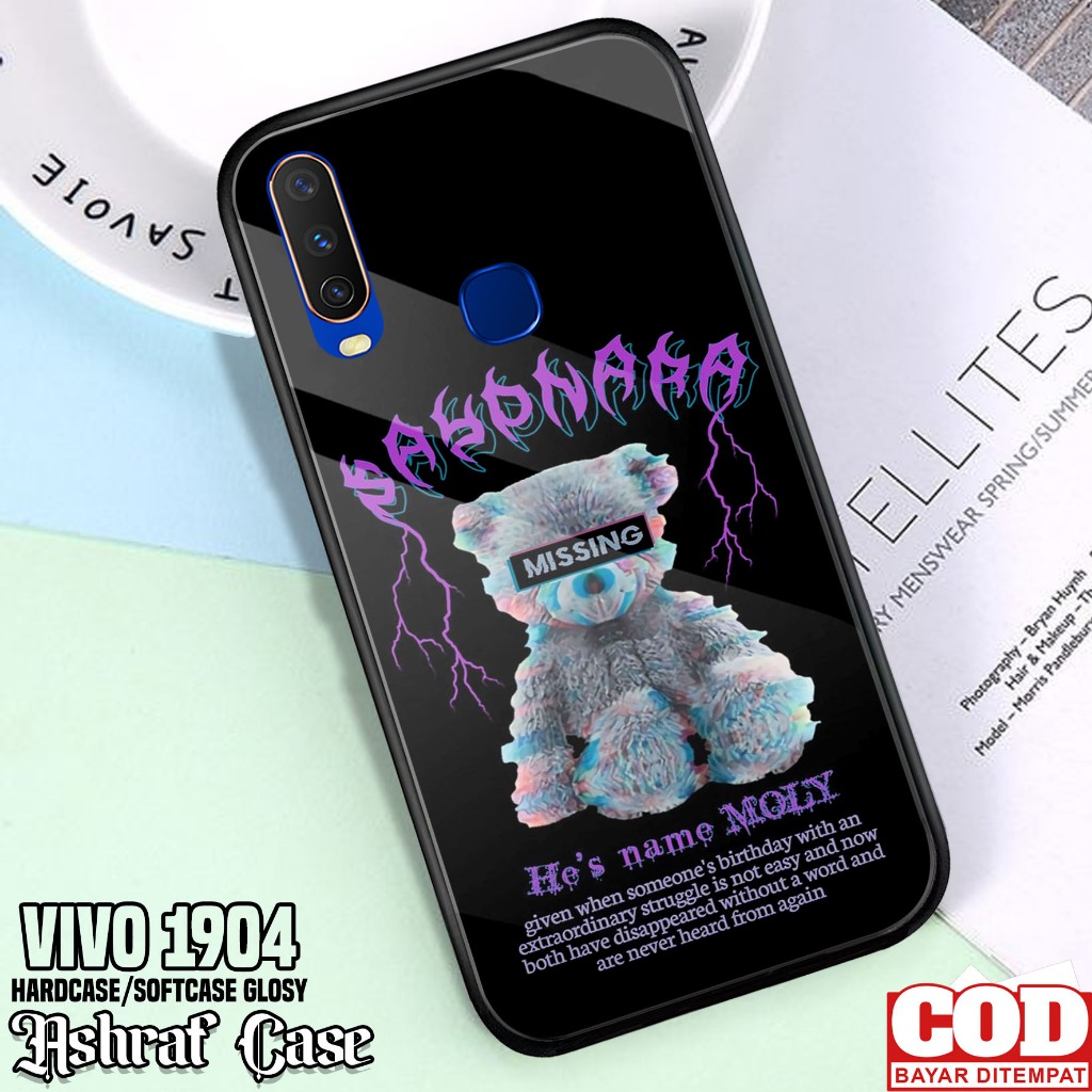 Case Vivo 1904 - Casing Vivo 1904 ( BNK ) Silikon Hp Vivo 1904 - Softcase Glass Kaca - Kondom Hp - K