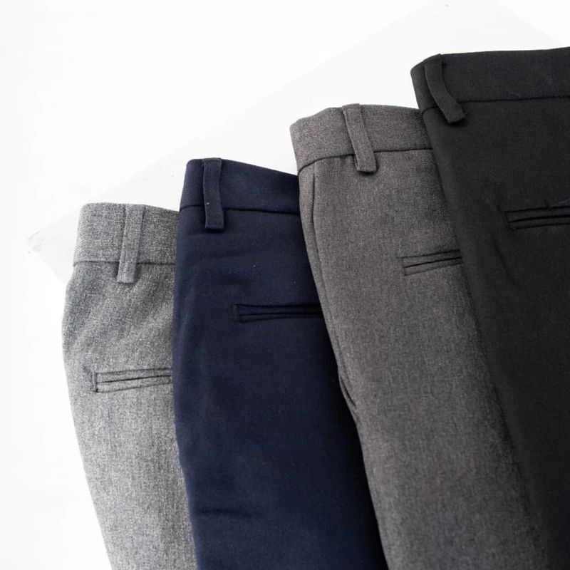 NEW CELANA KAIN FORMAL CELANA KAIN SLIMFIT PRIA FORMAL CELANA SLIMFIT KANTOR CELANA KAIN HITAM