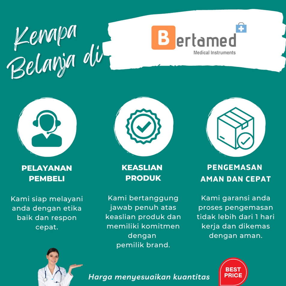 

↑❂❉ Bard-Parker Scalpel Handle No 4 / Gagang Bisturi No 4