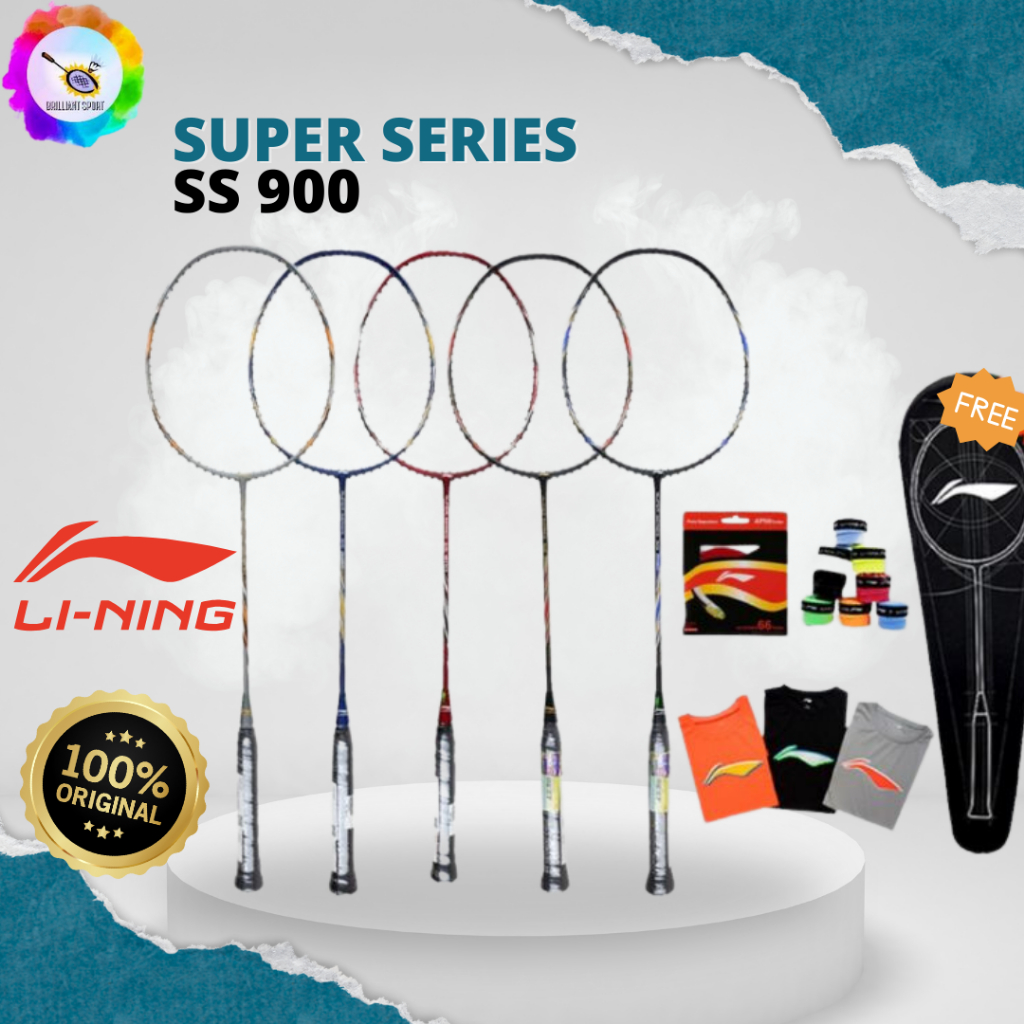 RAKET BADMINTON LINING SUPER SERIES SS900 SS 900 ORIGINAL