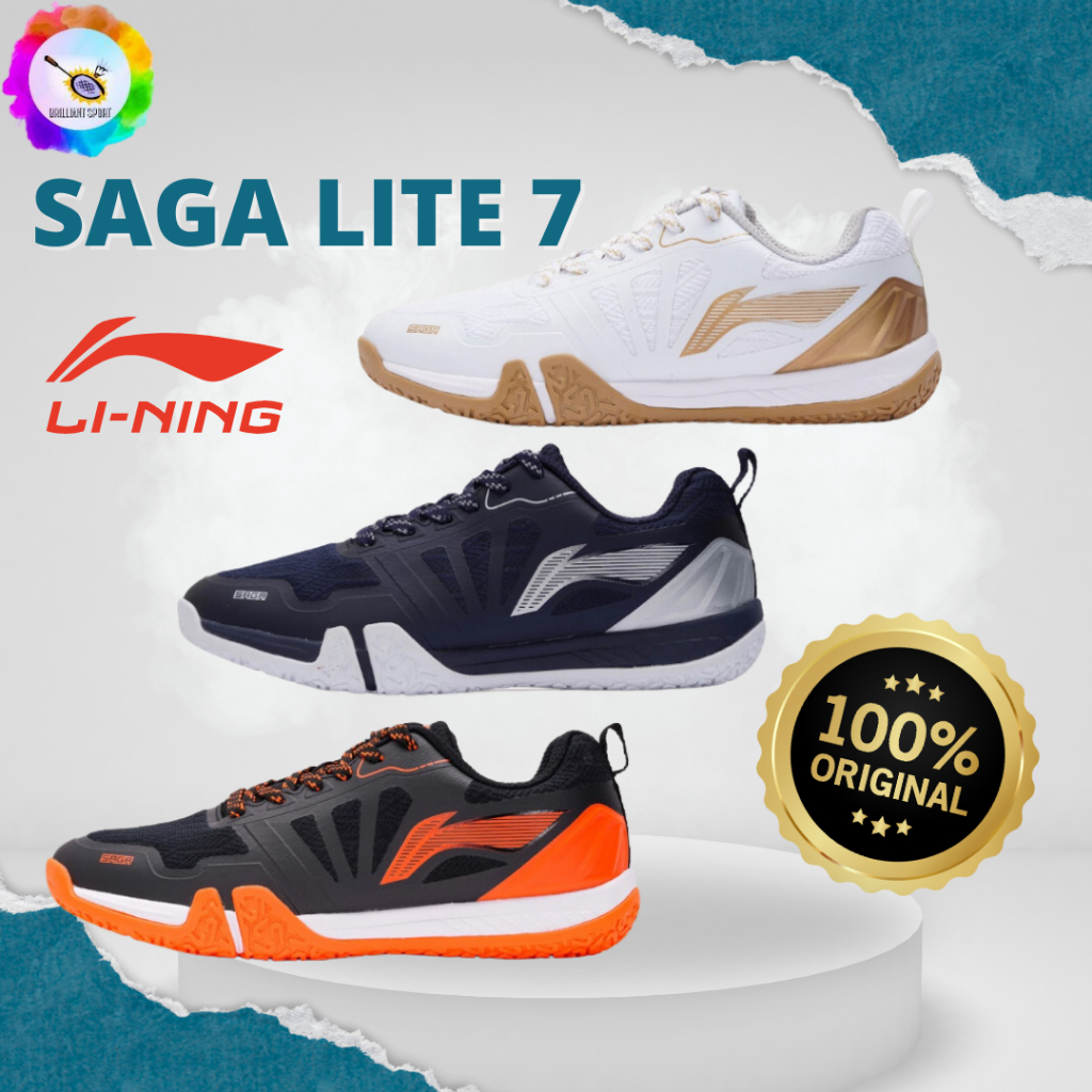 SEPATU BADMINTON LINING SAGA LITE 7 SAGA 7 ORIGINAL
