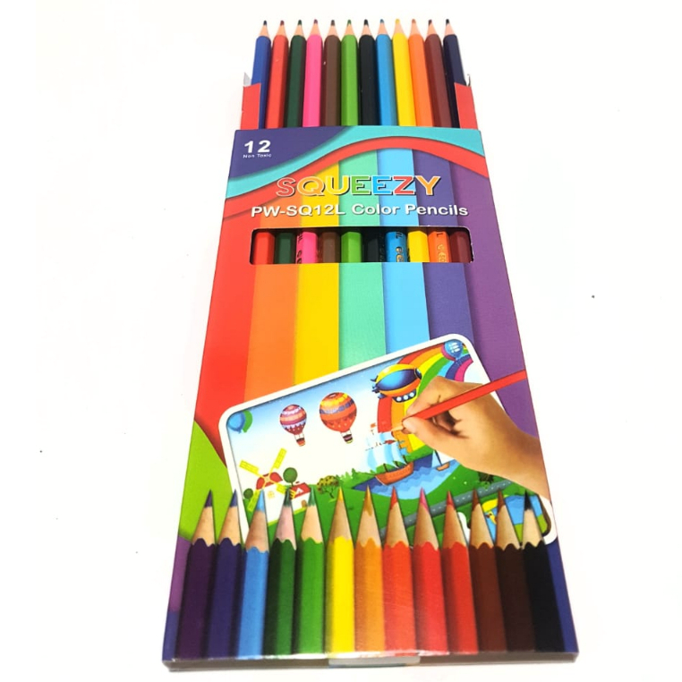 

Diskon Harga Grosir 1Packs / 12 pcs Pensil Warna Color Pencil Panjang (12 warna) Best Produk