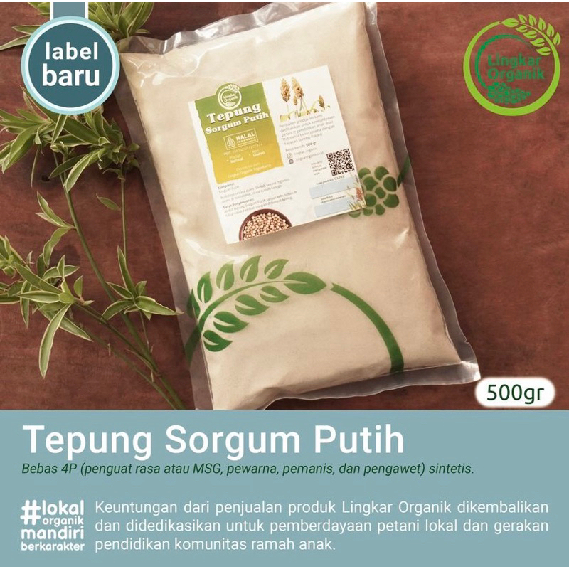 

Tepung Sorgum Putih 500gr - Lingkar Organik