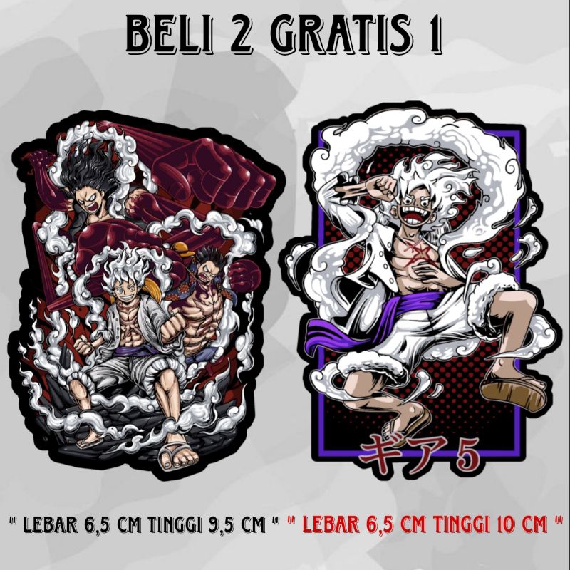 

Stiker Hologram Anime OnePiece Stiker Case Hp Stiker Murah Buy 2 get 1(Minimal 3pcs)