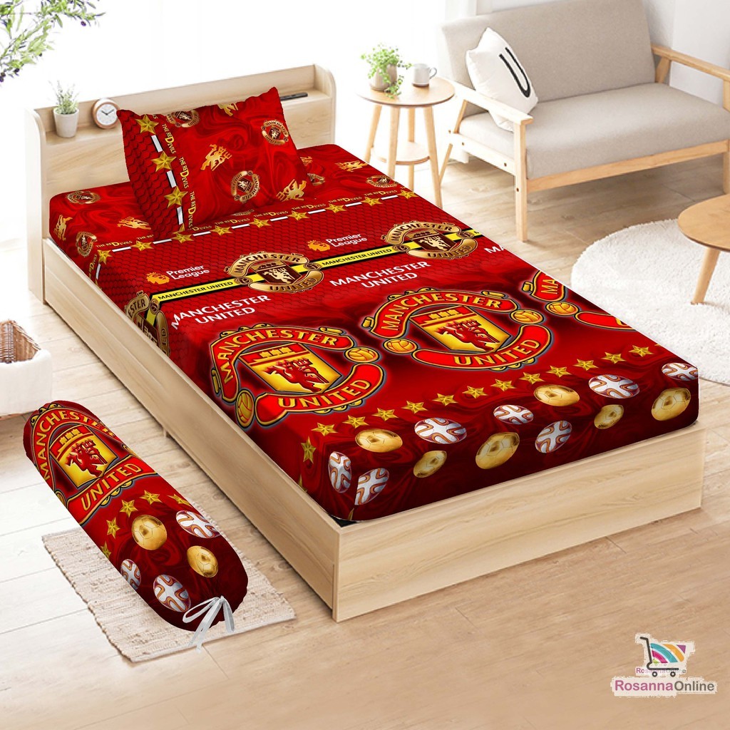 PROMO SPREI MOTIF BOLA MANCHESTER UNITED TERMURAH