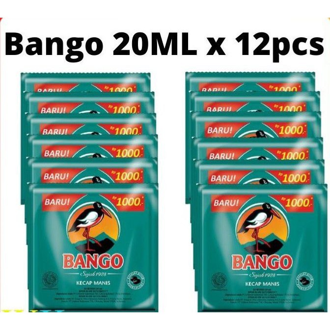 

PROMO KECAP BANGO 12 PCS / SATU RENCENG KEMASAN 1000 PERAK