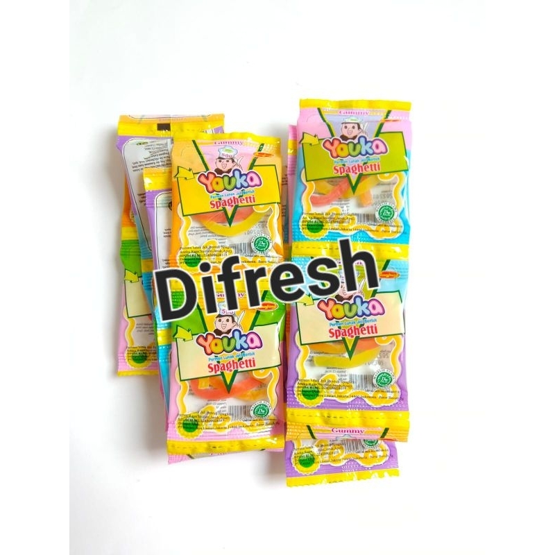 

Permen Youka Spaghetti isi 20 pcs @ 5g