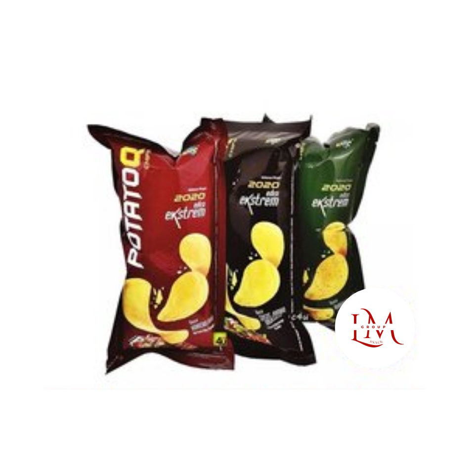 

←➲❊✩ Potato Q Chips Keripik Kentang 1 Pack Isi 10 pcs @28gr