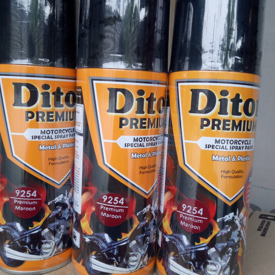 Terkini!! Pilox Pilok Diton premium maroon 9254 400cc Pilok maron marun merah hati.