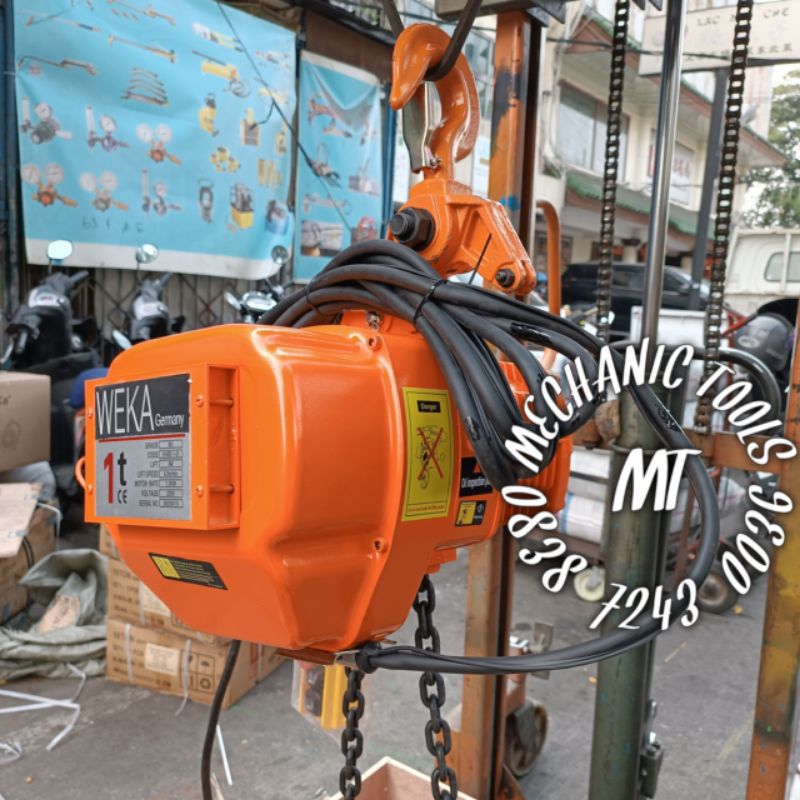 Electrik Chain Hoist 1 Ton 6 Meter Weka Chain Hoist Elektrik 1 Ton x 6 Meter Weka germany
