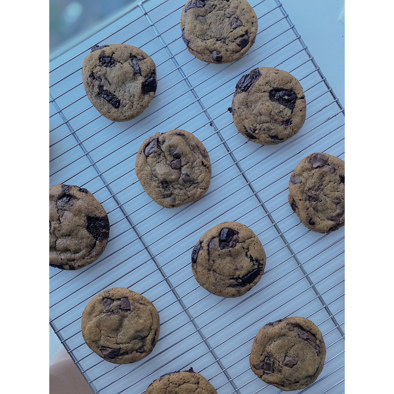 

Dark Choco Sea Salt and Brown Butter Cookies
