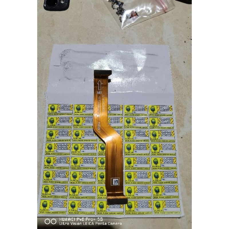 flexible flexibel fleksibel penghubung kanan LCD realme gt master edition ori original copotan cabut