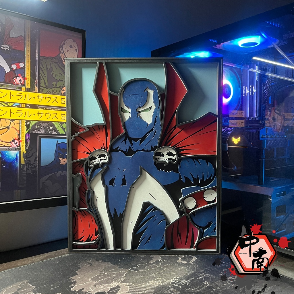 Poster 3D Multilayer Marvel Spawn