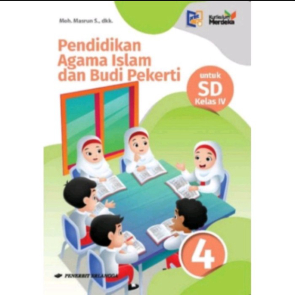 Buku Agama Islam kelas 4 SD Kurikulum Merdeka Erlangga