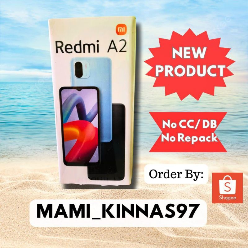 XIAOMI REDMI A2 3/64 NEW GARANSI RESMI