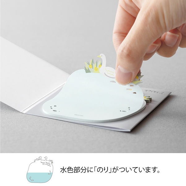

Midori Sticky Note Katanuki Fusen Die Cut Memo Tempel Label Kertas Stick Notes