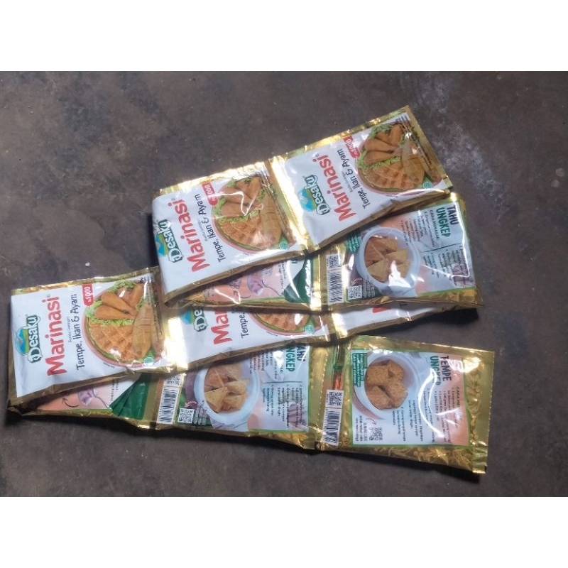 

Bumbu masak instan desaku Marinasi Tempe,Ikan,Ayam,dll / Ladaku harga per 1bungkus