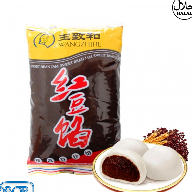 

Bestseller [Halal] Pasta Kacang Merah Wang Zhi He 500g Import | Sweet Bean Paste | 王致和红豆沙 - OBOR FOOD Laris