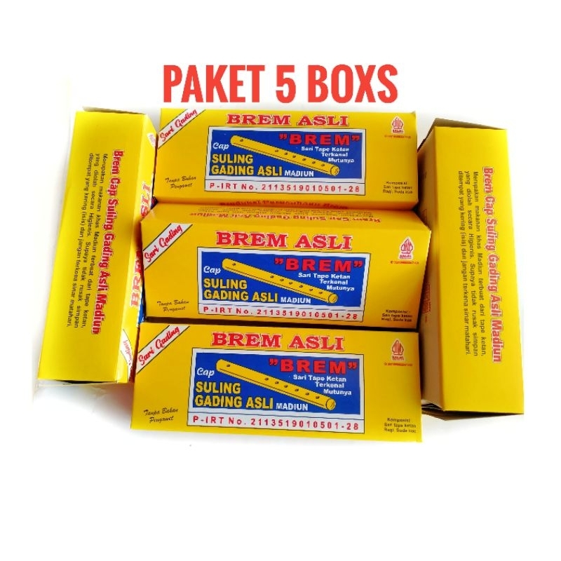 

Paket Brem Madiun 5 Pack Plus Packing Dusnya
