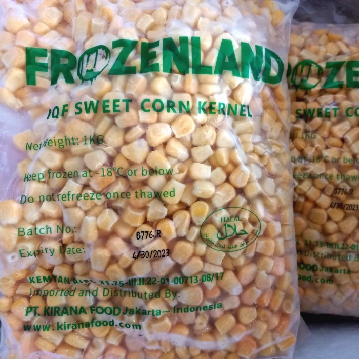 

RB Jagung Manis 1 kg Frozenland Sweet Corn Kernel