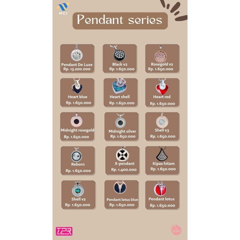 Pendant & Bioglass MCI