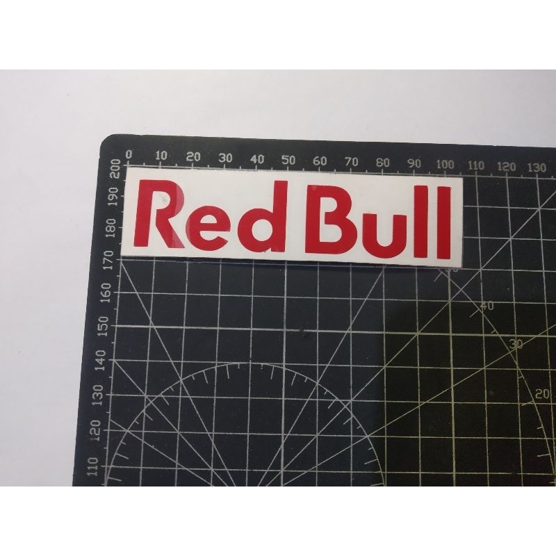 

cutting stiker red bull