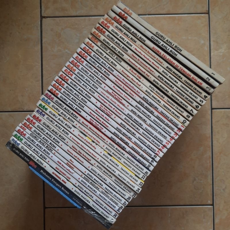 Komik Guru Ahli Roh Nube 1-31 Tamat + Novel Rahasia Tangan Setan Kolpri Minus Nomor 9