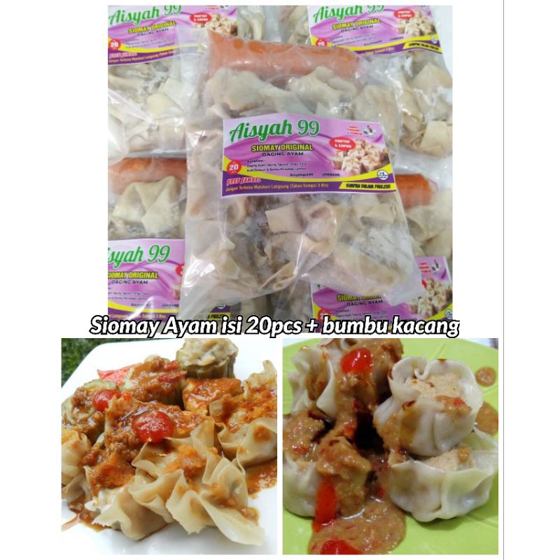 

Siomay Daging Ayam isi 15pcs free bumbu kacang