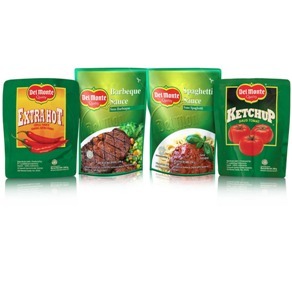 

Delmonte Spaghetti Sauce, Barbeque Sauce Tomat Sauce Ektra Hot Sauce Pouch 250gram