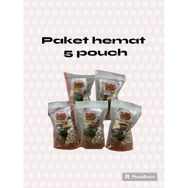 

paket 5pouch baso ikan malingping