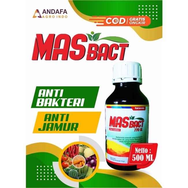 Bakterisida Masbac 770 sl - Tembaga Hidroksida - Obat Kresek Padi - Obat Lodoh Bawang Merah- Anti Pa