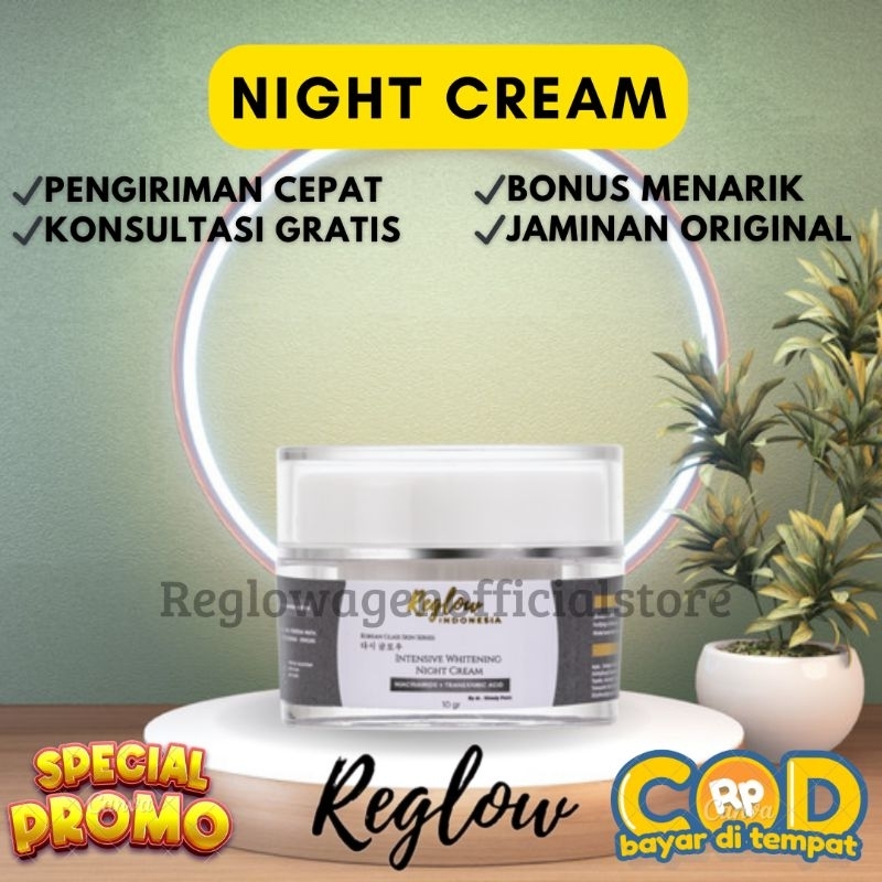 Reglow Night Cream | Cream Malam | Intensive Night Cream Reglow