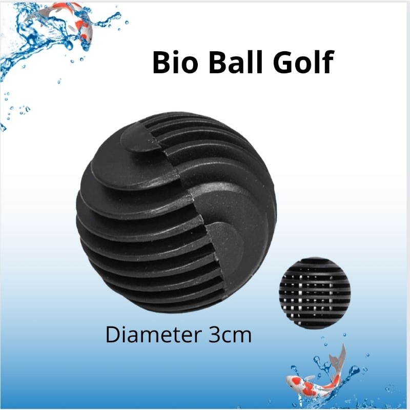 Media filter bakteri Bio ball GOLF isi 200pc
