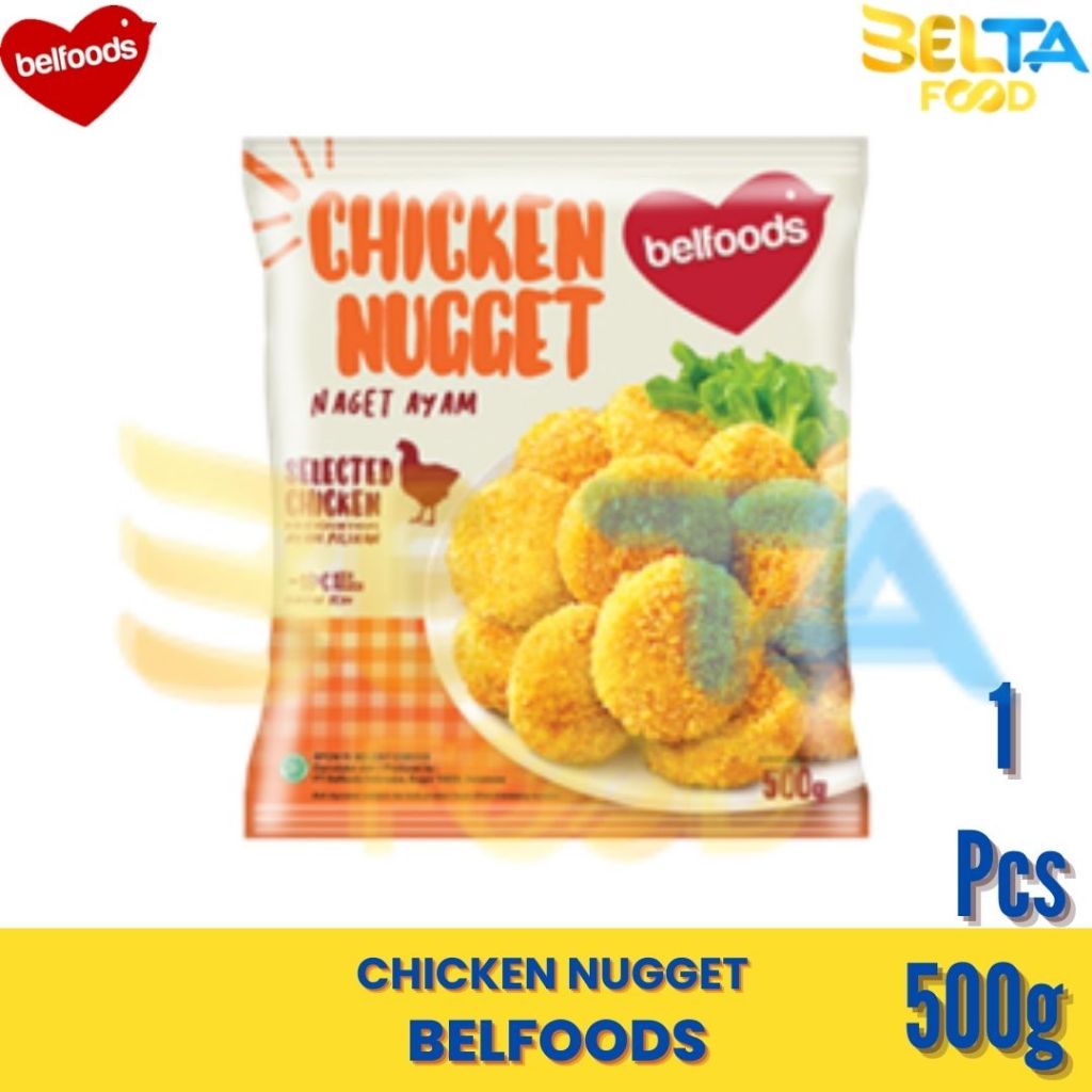 

Belfoods Chicken Nugget 500g Nuget Ayam Murah