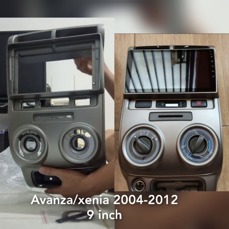 frame head unit android 9inch avanza 2004-2012