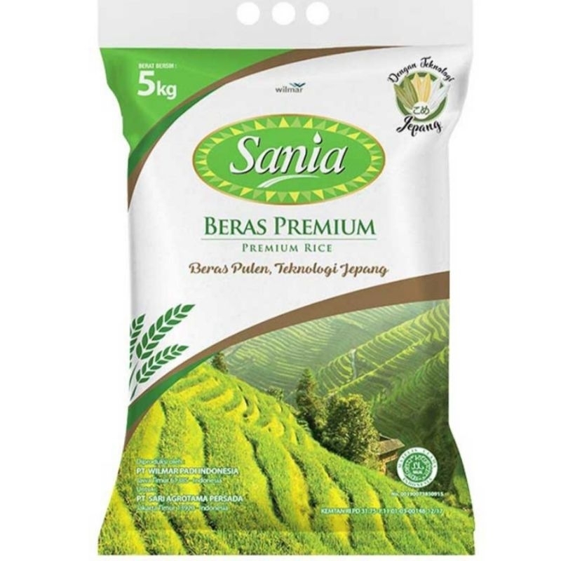 

Beras Sania Premium 5kg Sania