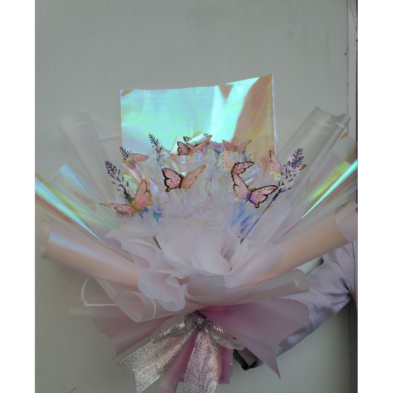 buket kupu-kupu led, BUKET KUPU-KUPU LED, Buket ultah wisuda dll