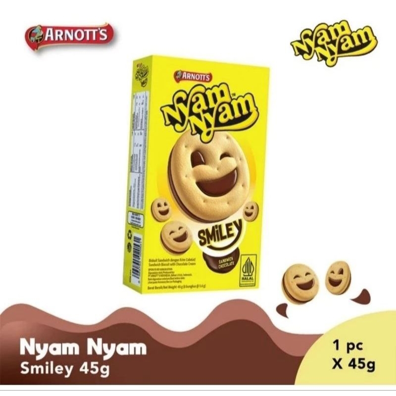 

Nyam Nyam smilley chocolatte 45gr