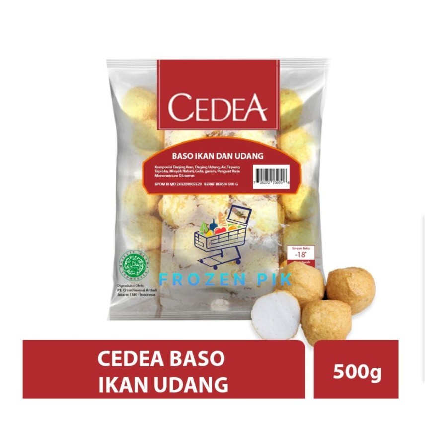 

Cedea Baso Ikan dan Udang 500Gr