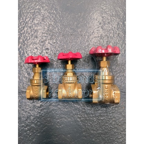 GATE VALVE ONDA STOP KRAN KUNINGAN ONDA 3/4"