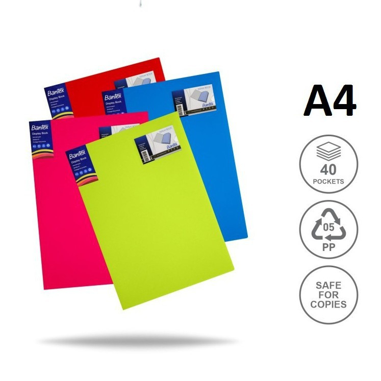 

Bantex Document Keeper / Clear Holder / Display Book A4 10 20 40 60 Pocket
