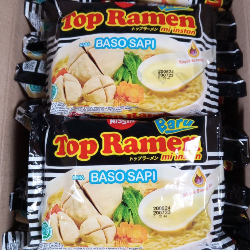 

Mie Top Ramen Rasa Baso Sapi 56gr dari Nissin